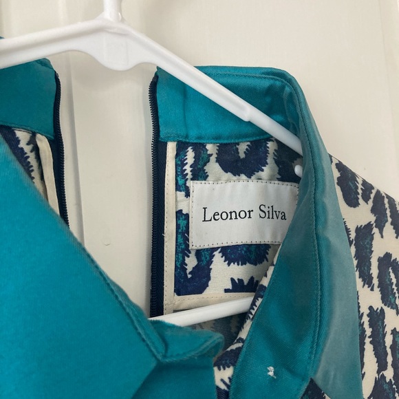 Leonora Silva silk patterned dress xs - Picture 2 of 2